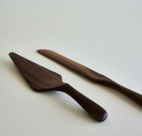 Ensemble de serveurs à gâteau de luxe et durables, collection 2 Brother's, acier inoxydable de haute qualité, conçu pour compléter les présentations de table élégantes