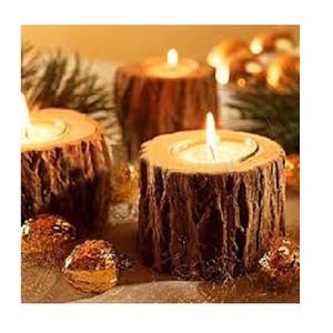 Meilleure vente bougeoir en bois pour Festival ferme décor à la main Table à manger cuisine bougeoir en bois pilier support - Product Image 4