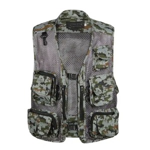 Gilet personnalisé avec fermeture à glissière pour la pêche chasse tir utilisation d'été-Design haut rembourré corps plus chaud vêtements d'extérieur - Product Image 6