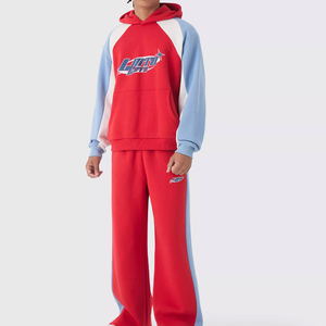 Premium Fashion Hip Hop Design Solid Color Multi Color Hoodie Tracksuits Custom Breathable Organic Cotton Fleece Material - Product Image 1