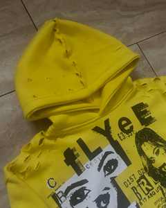 Sweat à capuche à enfiler personnalisé de haute qualité pour hommes 100% coton lourd Design tendance Gsm avec logo - Product Image 2