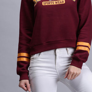 Venta directa de fábrica Sudaderas con capucha para mujer Nueva llegada Ropa al aire libre Sudaderas con capucha Color liso Material de algodón transpirable Sudaderas con capucha para mujer - Product Image 3