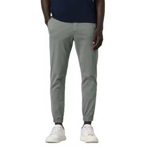 Joggers en coton de qualité supérieure pour hommes, coupe simple et basique, taille élastique, fabricant OEM - Product Image 1