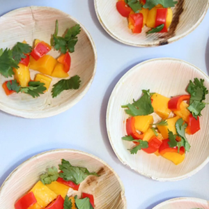 Bol à feuille de palmier compostable rond, durable et écologique pour salades, soupes, collations et repas durables - Product Image 6