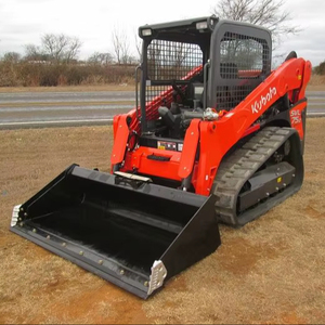 รถตักล้อยาง KUBOTA SVL75-2 มือสอง พร้อมมอเตอร์แบริ่ง Kawasaki MOOG รถตักขนาดเล็ก รถตักหลังขุด รถแทรกเตอร์ตัก พร้อมเครื่องยนต์ - Product Image 1