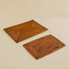 Seagrass & Rattan Placemat|Square Rattan Placemat|Rectangle Open <b>Weave</b> Rattan Placemat| From VietNam with Competitive Price - Product Image 3