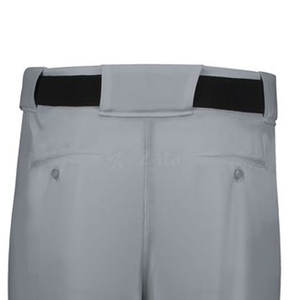 Pantalon de baseball décontracté en toile pour homme, coupe droite, léger, taille élastique, personnalisable avec votre propre design, écologique et respirant, pour équipe - Product Image 4