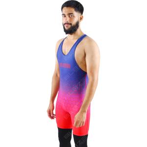 Wholesale High Quality Custom Logo Heat-Transfer Plus Size Breathable Youth Wrestling <b>Singlets</b> and <b>Mens</b> Wrestling Tights - Product Image 2