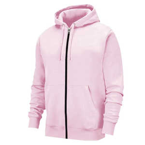 Sudadera con Capucha Rosa con Cierre para Hombre y Mujer, Forro de Felpa Suave, Cierre de Cremallera, Ropa Casual de Invierno, Cómoda para Uso Diario - Product Image 5