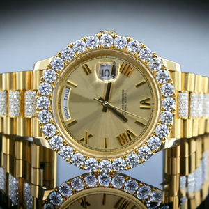 Reloj de Lujo con Diamantes Moissanite VVS Blancos, Movimiento Mecánico Miyota, Estilo Hip Hop Personalizable, Certificado IGI - Product Image 2