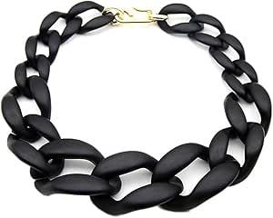 Best Quality Customizable Handmade Resin Chain Necklace Style Love Swirl Pattern Customized Color Party Wear By HAND MADE CRAFT - Product Image 3