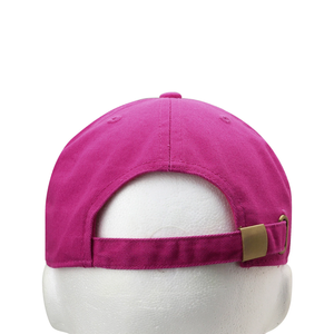Gorra de béisbol fucsia de alta calidad Impermeable y estilo deportivo Algodón suave Cómodo y duradero Tamaño ajustable - Product Image 2