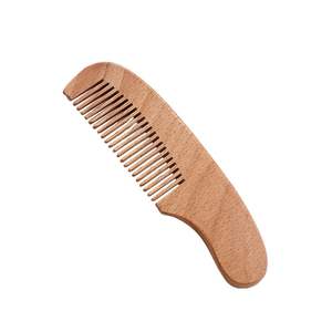 Casi artesanía, increíble, último peine de madera hecho a mano personalizado, acabado Natural ecológico para peinar el cabello hecho en La India - Product Image 2