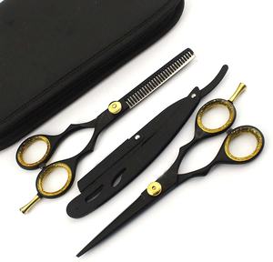 Ciseaux de coupe de cheveux réglables pointus professionnels ciseaux de Salon de coiffure en acier inoxydable Logo personnalisé léger japonais - Product Image 2