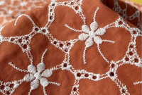 Fabricante de Telas Bordadas de Algodón Premium, Proveedor Personalizado OEM ODM para Vestidos de Moda, Material Textil de Alta Calidad