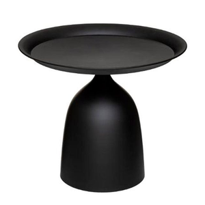 Mesa de Centro Escandinava Premium, Mesa Auxiliar Negra Tipo Tambor, Mesa Lateral Moderna al Mejor Precio al por Mayor - Product Image 1