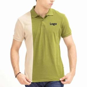 Tissu tricoté 100 % coton de qualité supérieure pour hommes, coupe ajustée, manches courtes pour polos, respirant, motif uni - Product Image 1