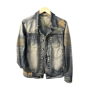 <b>Men's</b> Stylish Jean <b>Jacket</b> Casual Wear OEM Wholesale High Quality <b>Mens</b> Cotton Jeans <b>Jacket</b> Custom <b>Men</b> <b>Denim</b> <b>Jacket</b> - Product Image 1