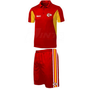 Ensemble d'entraîneurs pour hommes avec logo et couleur personnalisés pour adultes Vente directe d'usine Ensemble t-shirt et short - Product Image 1