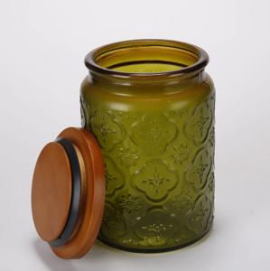 Arte popular pulido, nueva decoración de granja, revestimiento de lijado de Vietnam, tapa de vela de madera, Color Natural de madera, tarro de albañil de boca ancha, sólido - Product Image 2