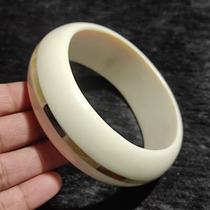 เครื่องประดับดอกไม้ทำด้วยมือเรซินดอกไม้ดอกไม้ลืมกำไลข้อมือสร้อยข้อมือกดดอกไม้เพทายสีขาวสำหรับผู้หญิง - Product Image 1