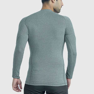 เสื้อรัดรูปผ้าคอตตอนสำหรับผู้ชายเสื้อรัดรูปผ้าแห้งเร็วและใส่สบายสำหรับ2025ออกแบบได้ตามต้องการ - Product Image 2