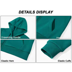 Sudadera con Capucha Forrada Personalizada para Mujer 2025, Top de Invierno de Alta Calidad, Térmica, de Forro Polar, Transpirable, Informal, con Logotipo Frontal y Diseño Sólido - Product Image 5