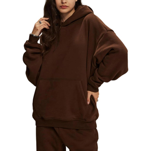 Sweat-shirt à capuche oversize pour homme en coton doux, pull d'hiver chaud en molleton, imprimé personnalisé, streetwear décontracté uni - Product Image 1
