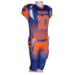 Maillot de football américain personnalisé à manches courtes, qualité supérieure, 100% polyester, design personnalisable, faible MOQ, vente chaude - Product Image 2