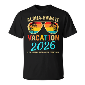 T-Shirt per Vacanze in Famiglia Aloha Hawaii 2026 per Creare Ricordi - Articolo Promozionale - Product Image 2