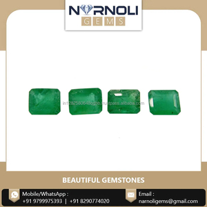 Piedras Preciosas Sueltas de Esmeralda Verde Natural, Cristales Facetados de Berilo Corte Escalonado, Paquete para Joyería Fina Personalizada, Monturas de Anillos Solitarios - Product Image 5