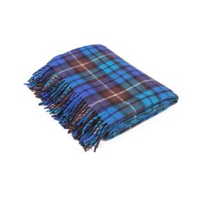 Manta de lana azul Buchanan personalizada de alta calidad, suave y elegante para uso en invierno - Product Image 4