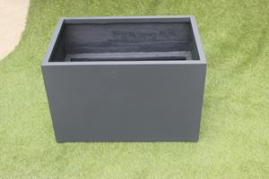 Pots et jardinières en fibre de verre minimalistes, simples, durables, rouges, ronds, légers, pour l'architecture moderne, la décoration de jardin à domicile - Product Image 6