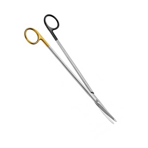 Zuol allemand acier inoxydable lifting ciseaux noir et or anneau poignée avec lame incurvée manuel Instrument de chirurgie plastique - Product Image 5