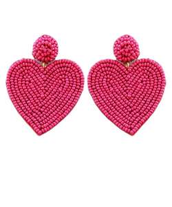 ต่างหูลูกปัดข้าวทำด้วยมือเครื่องประดับลูกปัดสำหรับผู้หญิง - Product Image 5