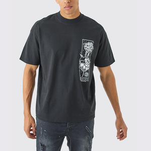 เสื้อยืดคอกลมคุณภาพสูง ผ้าฝ้าย 100% พิมพ์ลายตามสั่ง แห้งเร็ว ทรงโอเวอร์ไซส์ ทรงปกติ น้ำหนัก 180 กรัม สำหรับผู้ชาย พิมพ์ลายดิจิทัล - Product Image 2