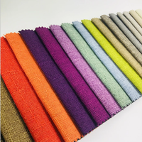 Échantillon Gratuit Tissu d'Ameublement en Polyester/Coton Ripstop Sergé Teint Uni Doux au Toucher pour Vêtements de Garçons et Jupes