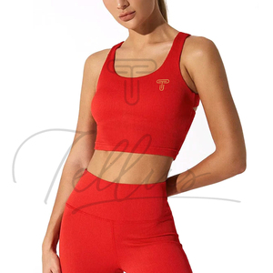 เสื้อกล้ามออกกำลังกายผู้หญิงแบบสั่งทำขายส่ง แบรนด์ส่วนตัว ผ้าแคนวาสระบายอากาศ แห้งเร็ว เป็นมิตรกับสิ่งแวดล้อม สำหรับการออกกำลังกาย - Product Image 6