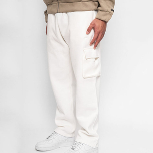 Haute qualité personnalisé Double taille couches tissé lourd Baggy coton Flare droit large pantalons de survêtement hommes décontracté adultes portent - Product Image 6