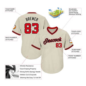 Durable Custom Color Men Baseball Jersey Half Sleeves Summer Wear Men Baseball Jersey 2025 - Product Image 3
