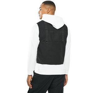 Nouvelle conception, plusieurs poches, coupe régulière, streetwear tendance, vêtements d'hiver confortables, vestes sans manches pour hommes personnalisées, unies - Product Image 4