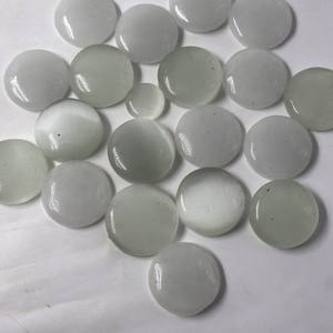 2025, venta al por mayor, piedras de cristal de Monalisa blancas naturales, hechas a mano, pera ovalada, forma de cojín elegante, collar, decoración artesanal, uso doméstico - Product Image 5
