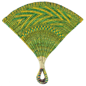 Abanico de mano de bambú y hoja de palma hecho a mano en Vietnam para eventos al aire libre recuerdo estilo bohemio decoración y recuerdo de boda - Product Image 5