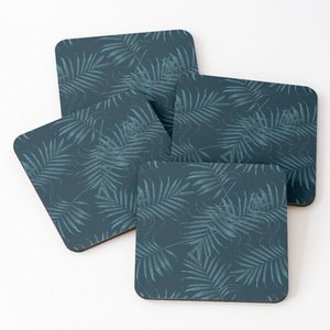 High Quality Wood <b>Coasters</b> square with Printed Tea Serving <b>Coasters</b> 4 Pieces <b>Set</b> Hot Selling Kitchen Ware Home <b>and</b> Kitchen - Product Image 2