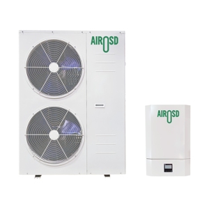 AIROSD CE BAFA TUV 12kw R32 Inversor de CC completo Evi Bomba de calor dividida aire a agua - Product Image 1
