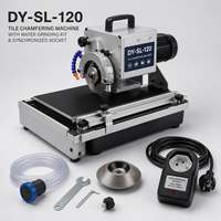 Machine automatique de chanfreinage de carreaux DY-SL-120 avec kit d'humidification, module de rainurage et de chanfreinage de haute précision de cinquième génération pour meuleuse d'angle