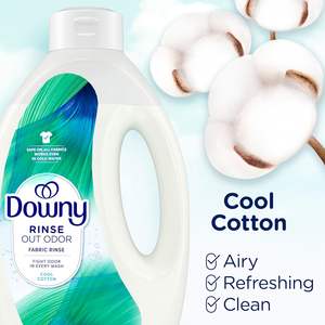 Downy Rinse, Désodorisant pour Linge, Parfum Coton Frais, 62 fl oz, Assouplissant et Désodorisant pour Linge, Compatible HE - Product Image 6