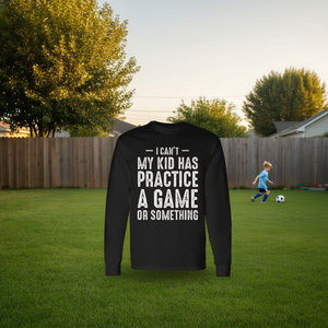 Non posso farlo, mio figlio ha partecipato a un gioco o a qualcosa di simile, maglietta a maniche lunghe - Product Image 3