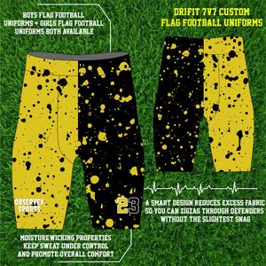 Uniformes para Práctica y Juego de Flag Football |   Pantalones Cortos Deportivos Personalizados para Equipo, Transpirables, de Secado Rápido, Ligeros y que Absorben la Humedad - Product Image 4