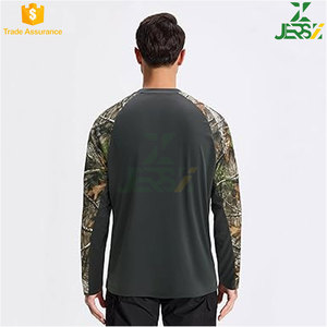 เสื้อกีฬาตกปลาแบบยูนิเซ็กซ์ ไซส์พลัส ผ้าสแปนเด็กซ์/โพลีเอสเตอร์ ป้องกันรังสียูวี 50+ ระบายอากาศได้ดี แขนยาว เหมาะสำหรับกิจกรรมกลางแจ้งและเดินป่า - Product Image 4